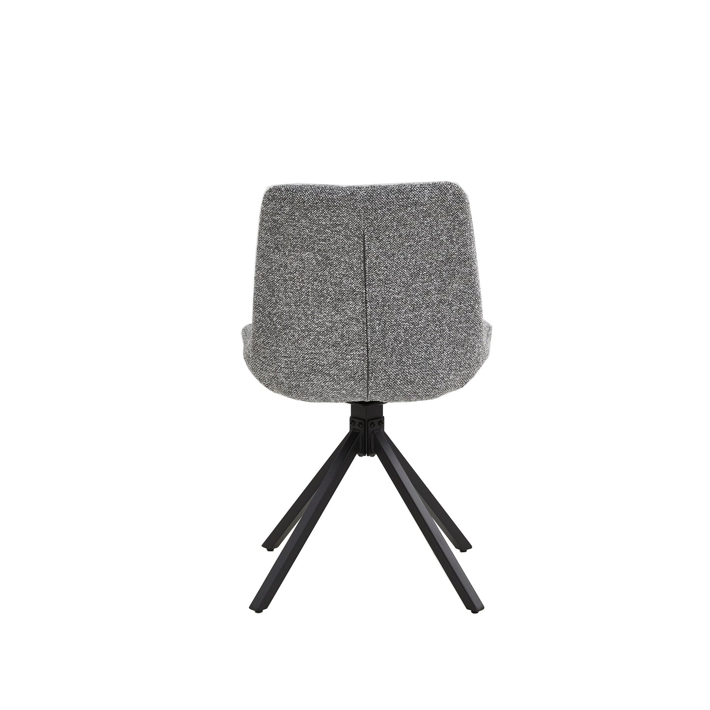 Set van 2 Eetkamerstoelen – Antraciet – Vergaderstoelen – Stoelen – Draaibaar