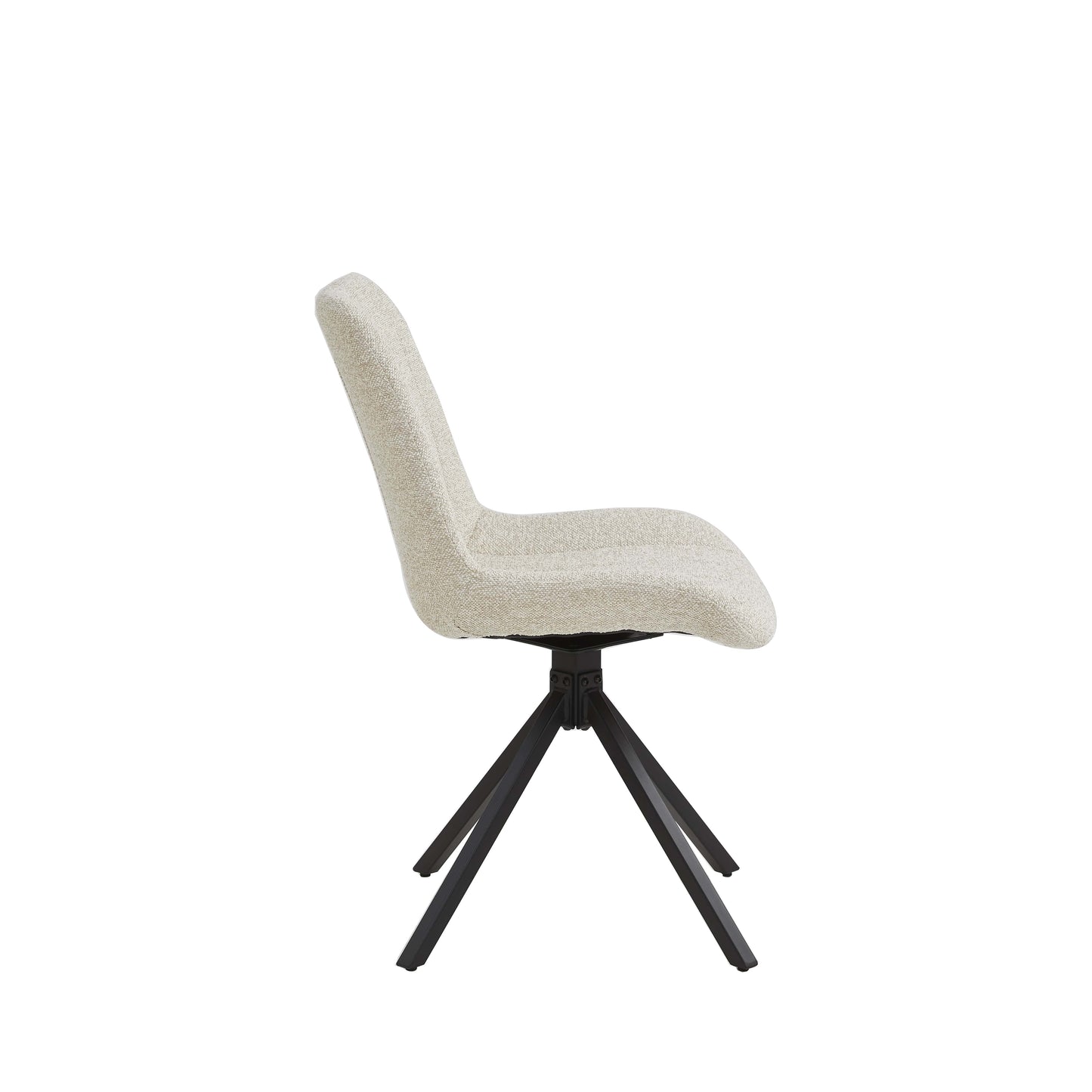 Set van 2 Eetkamerstoelen – Taupe/Zand – Vergaderstoelen – Stoelen – Draaibaar