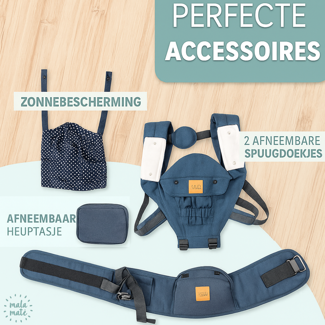 Baby drager – Draagzak – Kinderdrager – Multi positie – Verstelbare ergonomische buikdrager