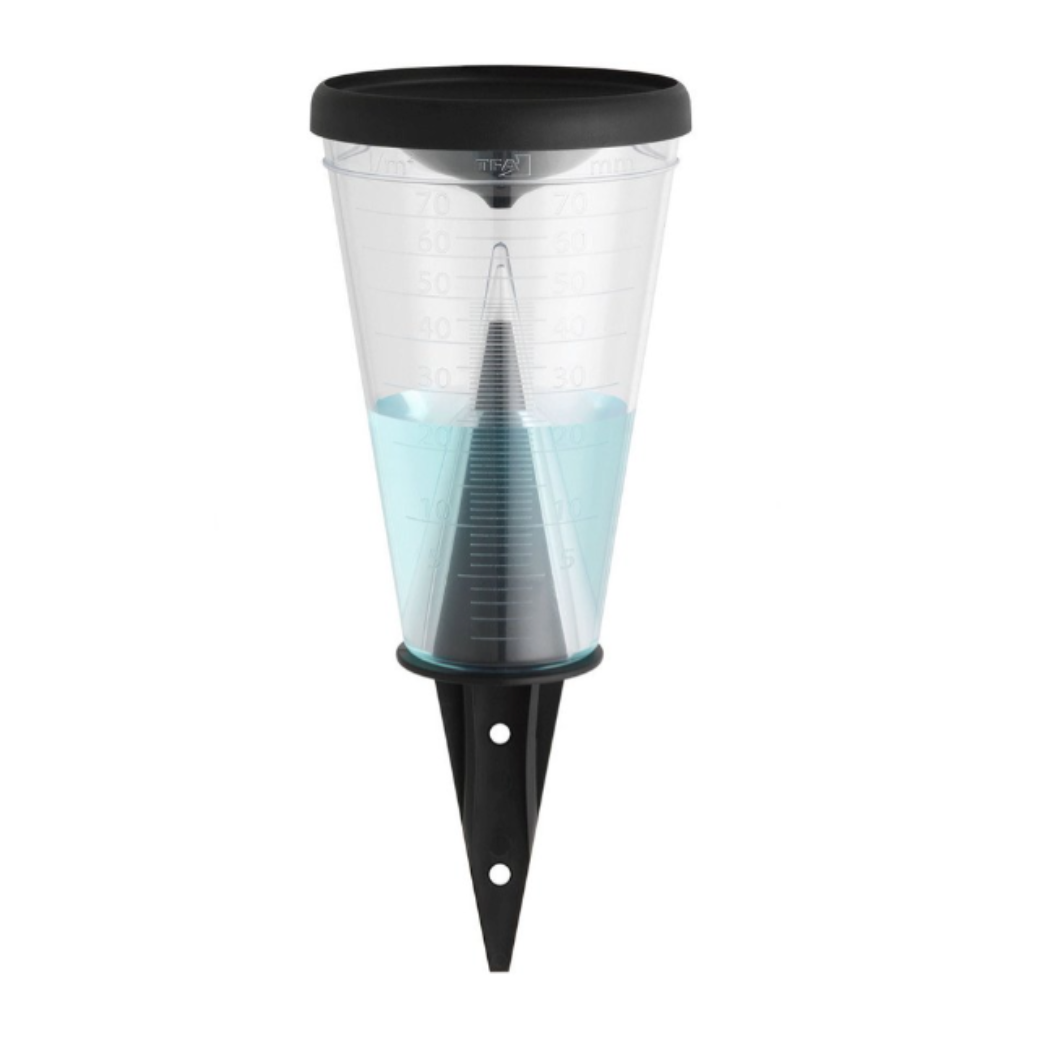 TFA Regenmeter/neerslagmeter - analoog - kunststof - 31 cm - zonder stok - buiten/tuin