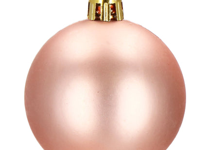 Kerstballen | 30 Stuks | 3 cm | Rosegoud