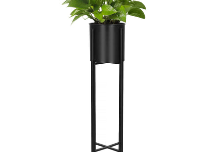Staande Plantenbak | Plantenbakken | Metaal Zwart | 74 cm