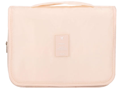 Make Up Tas - Toilettas - Cosmetica - 23x19x9,5 cm- Beige