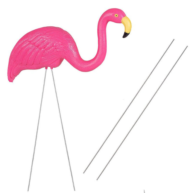 Flamingo | Tuinsteker | 60 cm | Roze