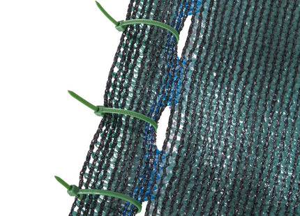 Zichtbreeknet | Rol 1,5 x 50 m | 90 % Schaduw | 65g/m2 | Groen