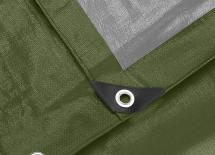 Afdekzeil | Dekzeil | Zeildoek | Waterdicht | PVC | 2 x 4 m | 120 g/m2 | Groen