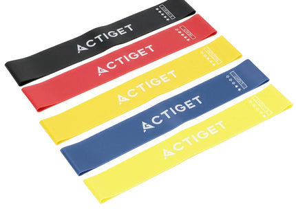 Weerstand Band Set | Weerstandselastieken | Weerstands Set | Fitness Elastiek | Multicolor | 5 Stuks | 1-20 KG