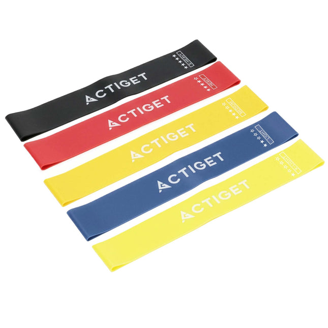 Weerstand Band Set | Weerstandselastieken | Weerstands Set | Fitness Elastiek | Multicolor | 5 Stuks | 1-20 KG