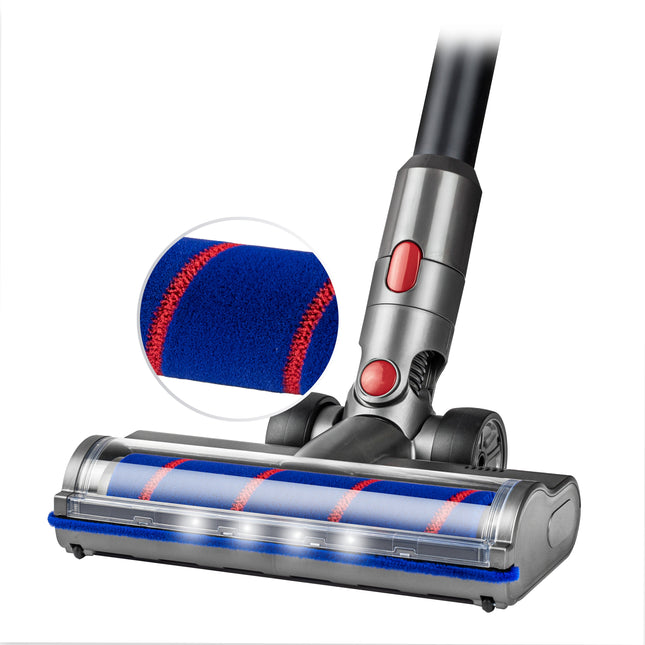 SQOON Stofzuiger Mondstuk Geschikt voor Dyson Stofzuiger V7 / V8 / V10 / V11 en v15 Series - Zuigmond voor Dyson Steelstofzuiger - LED Licht