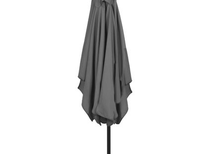 Parasol | Parasols | Kantelbaar | Met Ventilatie | Donkergrijs | 200 X 130 cm