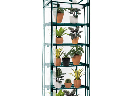 Kweekkas - Tuinkast - Broeikas - Plantenkas - 5 - Planken - 190x50x70 CM