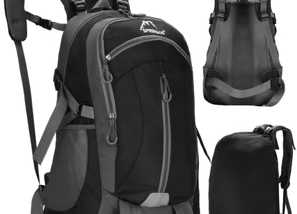Backpack - Rugzak - Multifunctioneel - Kamperen - Reizen - 60 Liter - Grijs/Zwart