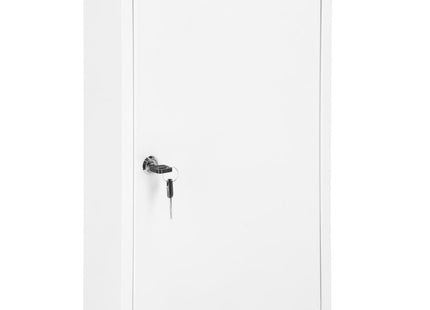 Sleutelkluis | Sleutelkast | Sleutelbox | 64 Haken | 45 x 30 x 8 cm | Wit
