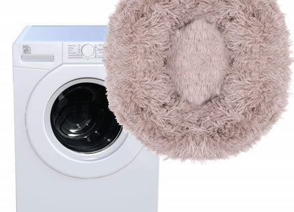 Hondenmand Donut | 80 cm | Licht Bruin