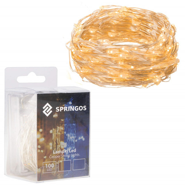Draadverlichting Kerstverlichting | 9.9 m | Waterdicht | Op Batterij | LED-Verlichting | Warm Wit