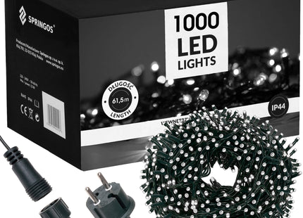 Kerstverlichting | 60 m | 1000 LED | Koud Wit