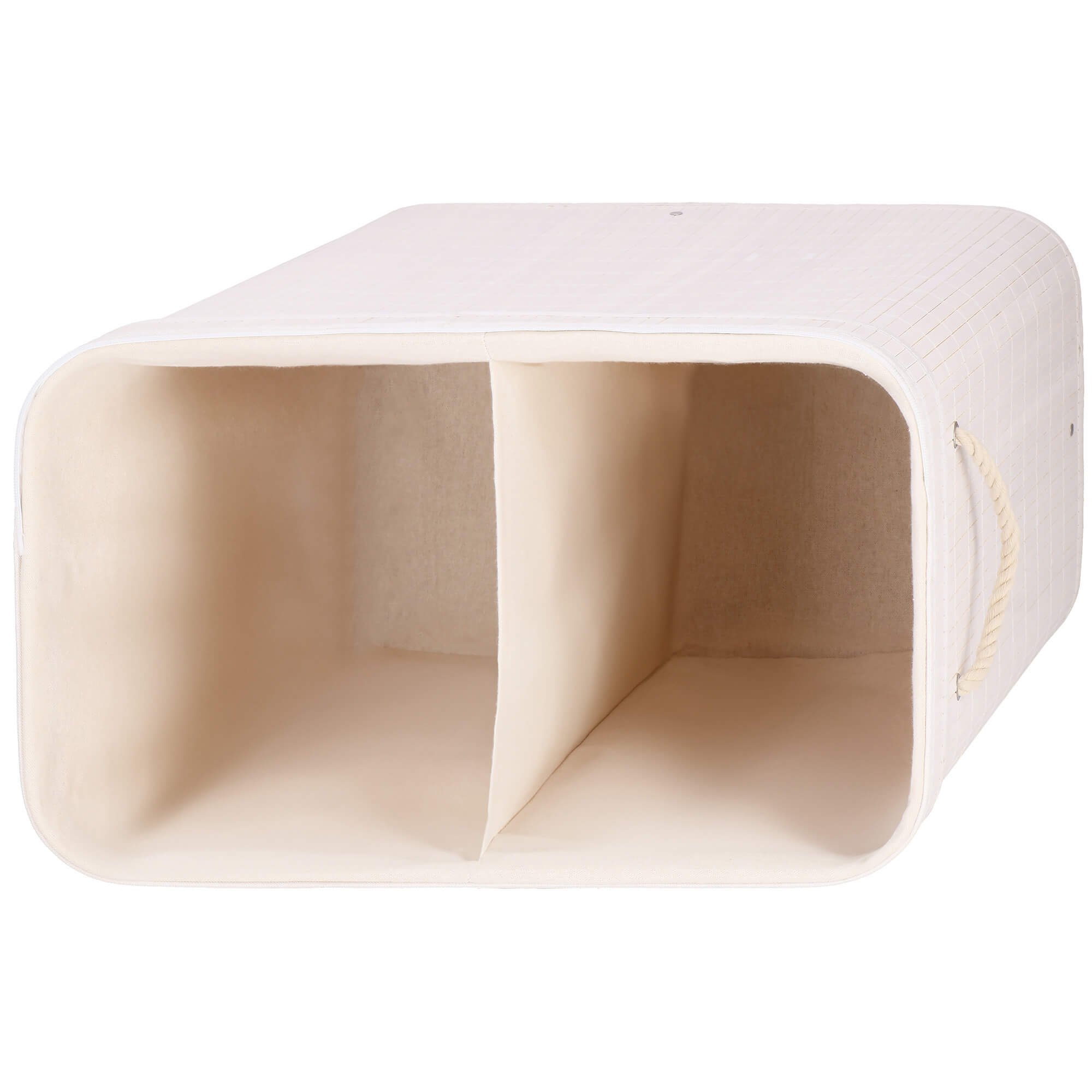 Wasmand | 100 Liter | 2 Vakken | Lights | Darks | Wit