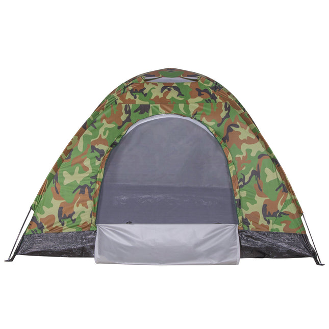Koepeltent | Toeristentent | Kampeertent | Tent | Waterdicht | 2 Persoons | Camouflage | 200 x 200 x 105 cm