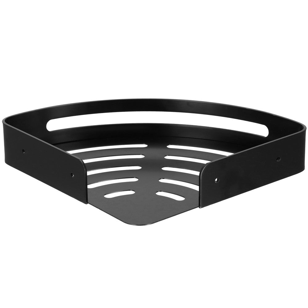 Doucherekje | Doucheplank | Aluminium | 30.5 cm | Zwart