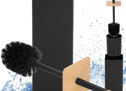 Toiletbutler | Toiletborstel | Toiletborstel met houder | Toiletaccessoire | Zwart