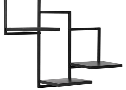 Wandplank - Boekenplank -  Ophangbaar - 3 laags - Metaal - 5 Kg - 57,5 x 21x 50 Cm