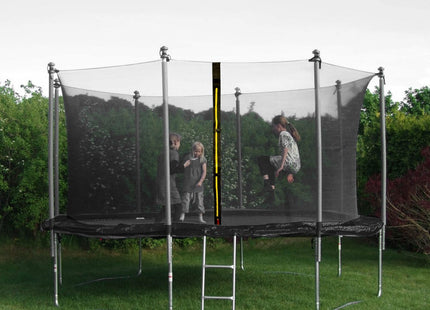 Trampoline | Trampoline met veiligheidsnet | Tuin | 365 cm | Zwart/Geel