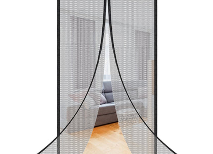 Deurhor | Vliegengordijn | Deurgordijn  | Magnetisch | 100 x 210 cm | Zwart