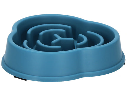 Voerbak - Likbak - Vertragen - Likmat - Speelgoed - Duurzaam - Blauw