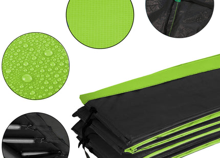 Trampoline Rand | Ø 305 cm | Beschermrand Trampoline | Rond | Groen/Zwart