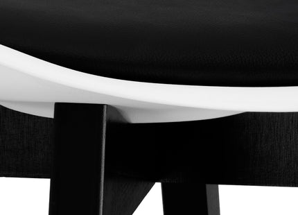Scandinavische Stoel - Fluwelen - Metaal - Woonkamer - Keuken - Eetkamer - Interieur - Zwart - Wit