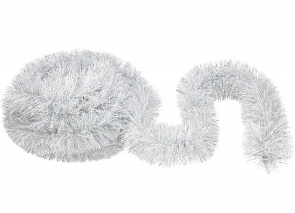 Kerstslinger | Guirlande | 6 m | Zilver/Wit