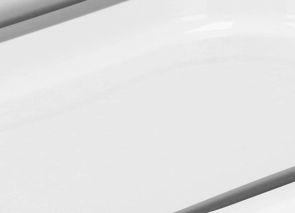 Wasmand | Opvouwbare Wasmand | Ovaal | 24L | Grijs/Wit