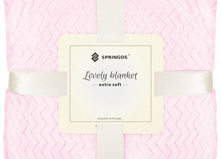 Plaid | Sprei | Deken | 160 x 200 cm | Roze