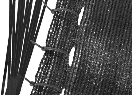 Zichtbreeknet | Zichtdoek | Privacynet | Schaduwdoek | Rol 1, x 25 m | 63 % Schaduw | 65g/m² | Antraciet