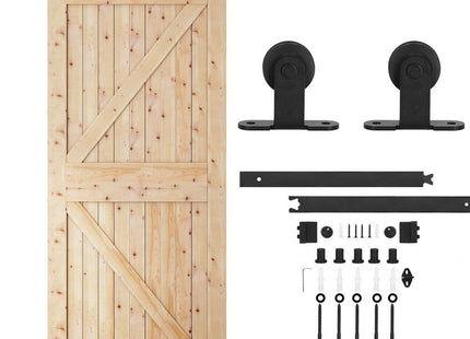 Schuifdeursysteem | Schuifdeuren & Toebehoren | Bladdikte 35-45 mm | 183 cm | Tot 100 kg | Zwart
