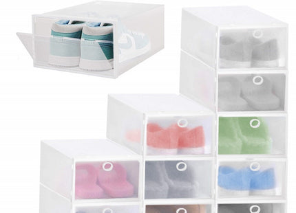 Schoenenbox | Sneakerbox | Kunststof | Transparant | 1 Stuk | 31 x 21.5 x 12.5 cm