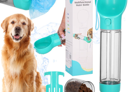 Multifunctionele Drinkbak -  Dierenfles - 3 in 1 - Zakjes - Water - Voer - 500 ML