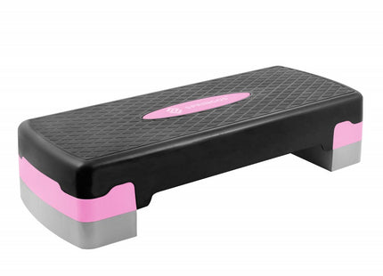 Aerobic Stepper | Verstelbaar | Roze/Zwart/Grijs