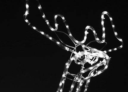 Rendier | Beweegbaar Hoofd | 288 LED Lampjes | Koel Wit