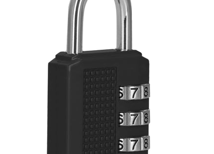 Hangslot - Slot - 3 Cijferig - Bagage - Zwart