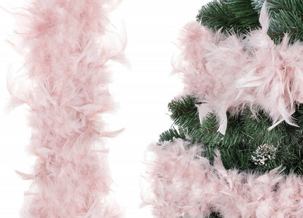 Kerstboa | Kerstslinger | 1.8 m | Roze