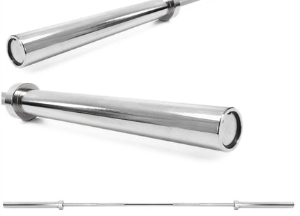 Actiget®  Halterstang | Barbell | Chroomstaal | 220 cm | 50 mm | 2 Klemmen