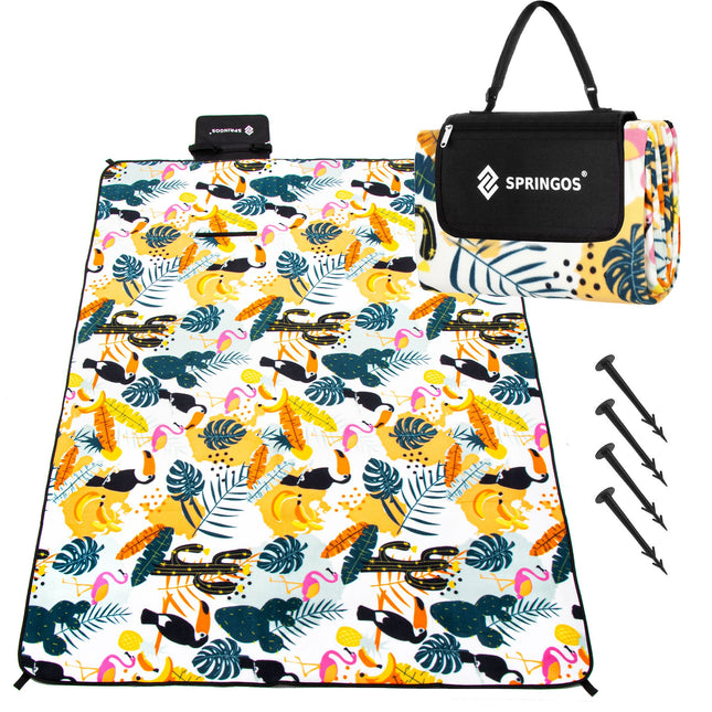 Picknickkleed | Picknickdeken | Buitenkleed | Picknick | 200 x 200 cm | Veelkleurig