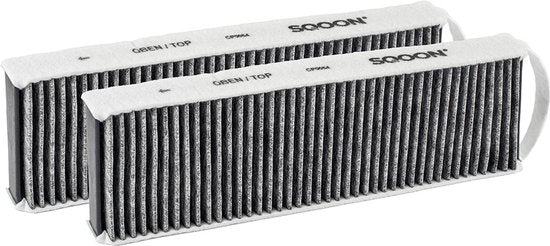 SQOON® - Filterset geschikt voor Afzuigkap koolstoffilter - BORA - PUAKF set van 2 FIlters