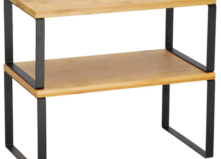 Opberg Planken - Keukenplanken Aanrecht- Kruidenorganizers - 2 Tafelplanken - Bamboe