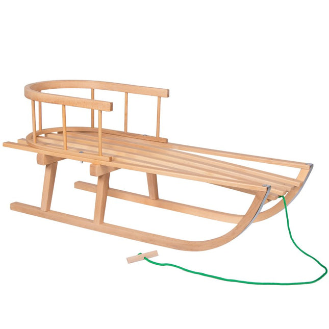 Slee + rugleuning | Gelakt Beukenhout | Neutraal