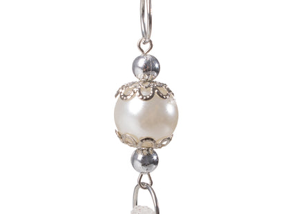Kersthanger | Engel | Kerstboomhanger | Wit | Glitters | 13 cm