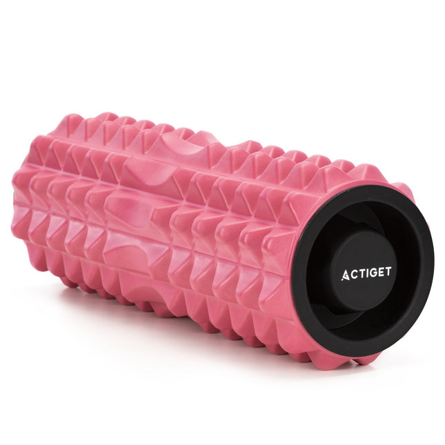 Foamroller | Foam Roller | Medium Hardheid | Triggerpoints | 33 cm | Roze