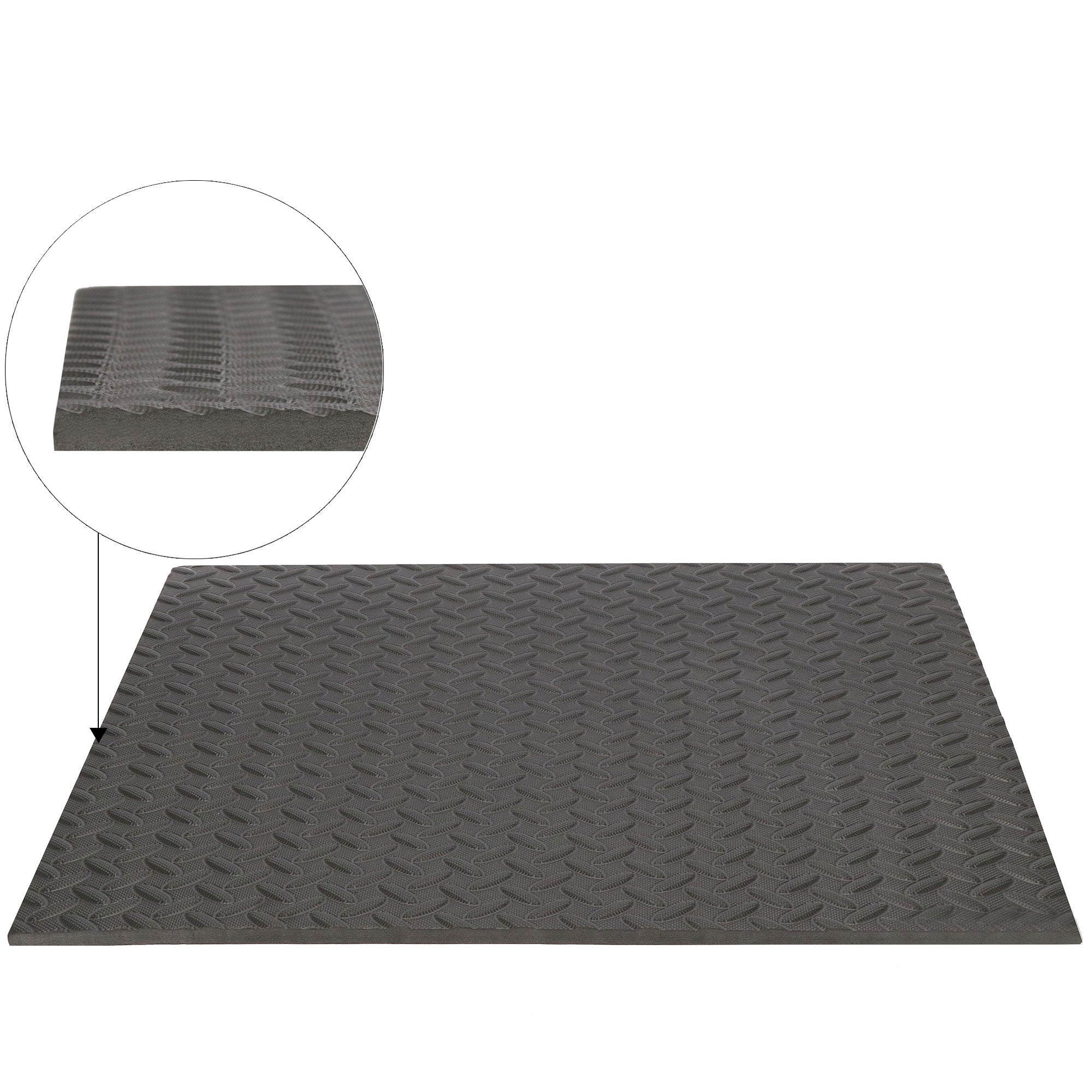 Wasmachine Trillingsdempers | Anti Vibratiemat | Wasmachine- En Drogeraccessoires | Zwart | 62 cm x 62 cm