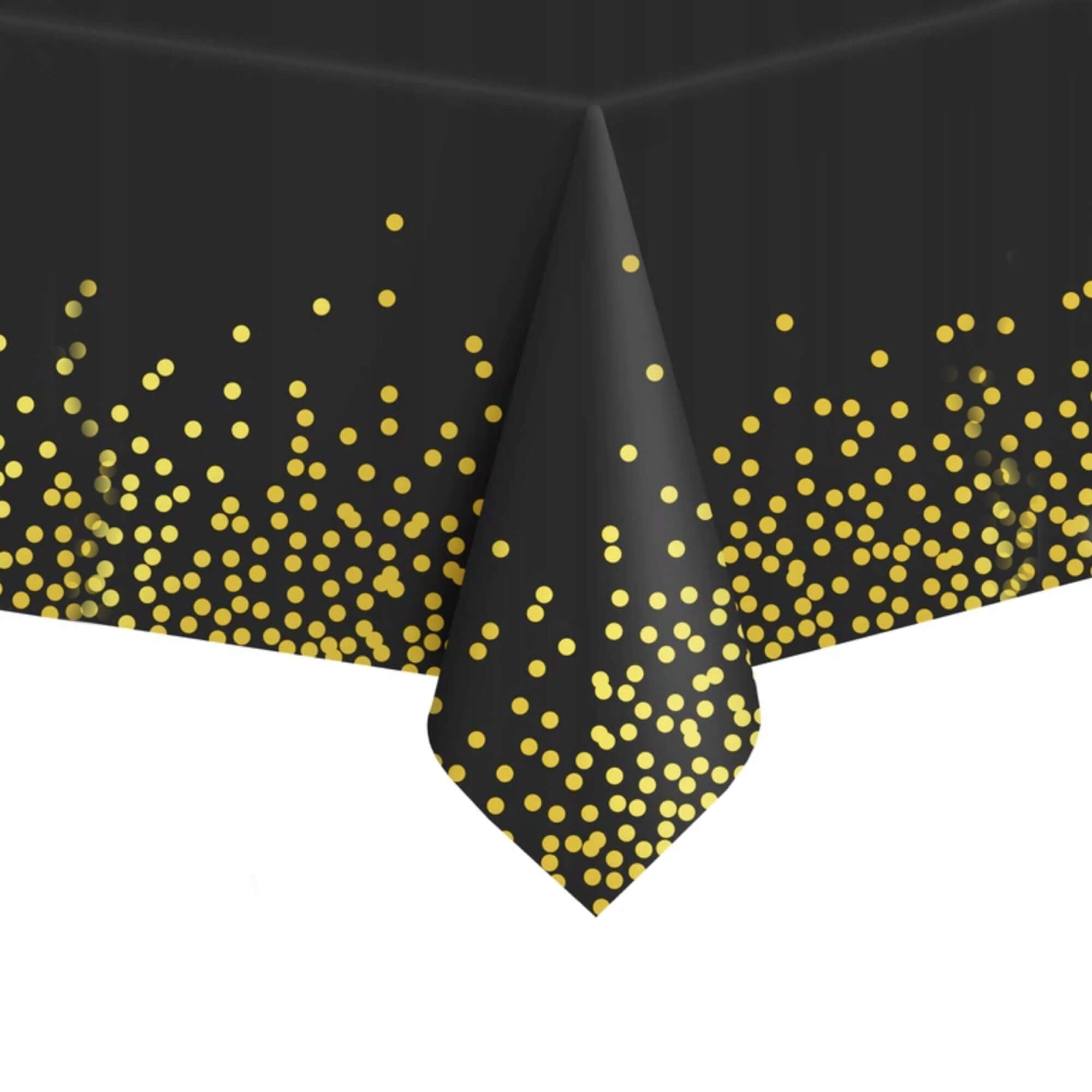 Tafelzeil - Tafelkleed - Waterdicht - Afwasbaar - Zwart - Goud - 272 x137 CM